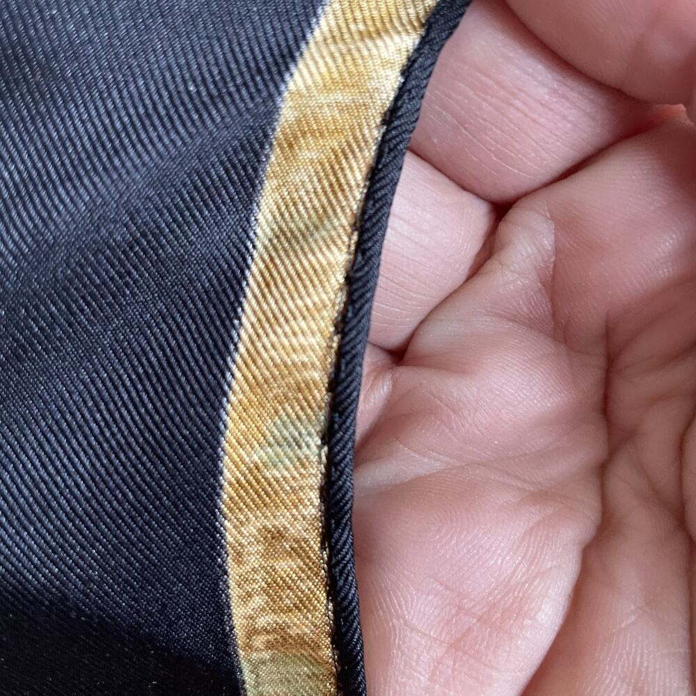 RALPH LAUREN SIGNED SCARF OLD MONEY CLASSY DESIGNER VINTAGE 100% SILK ITALY - Picture 6 of 12